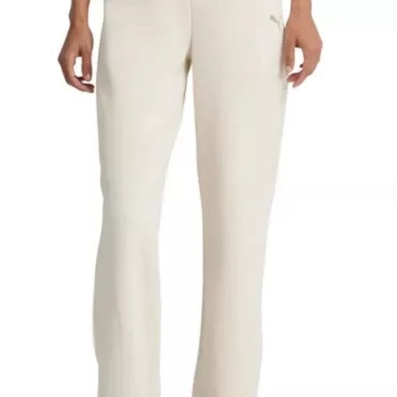 Puma Ladies' Fleece Straight Leg Pant  Tan Size XXL - Picture 7 of 10